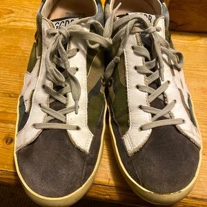 Golden Goose Size 40 Camo Superstar